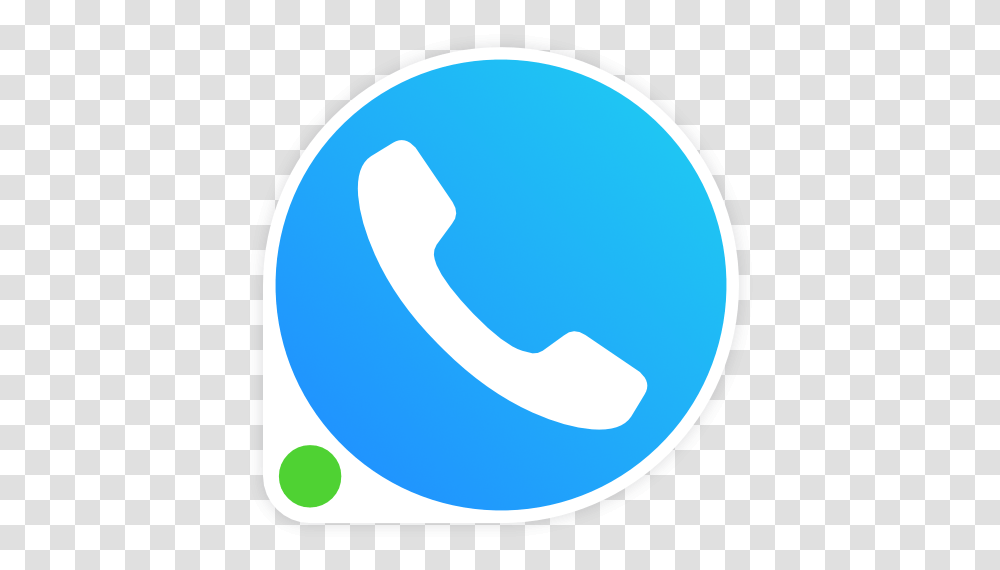 Zangi Messenger Round Blue Phone Icon, Label, Text, Symbol, Logo Transparent Png