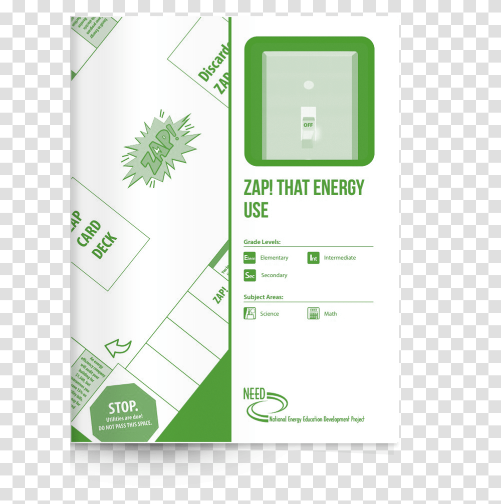 Zap That Energy Use Paper, Flyer, Poster, Advertisement, Brochure Transparent Png