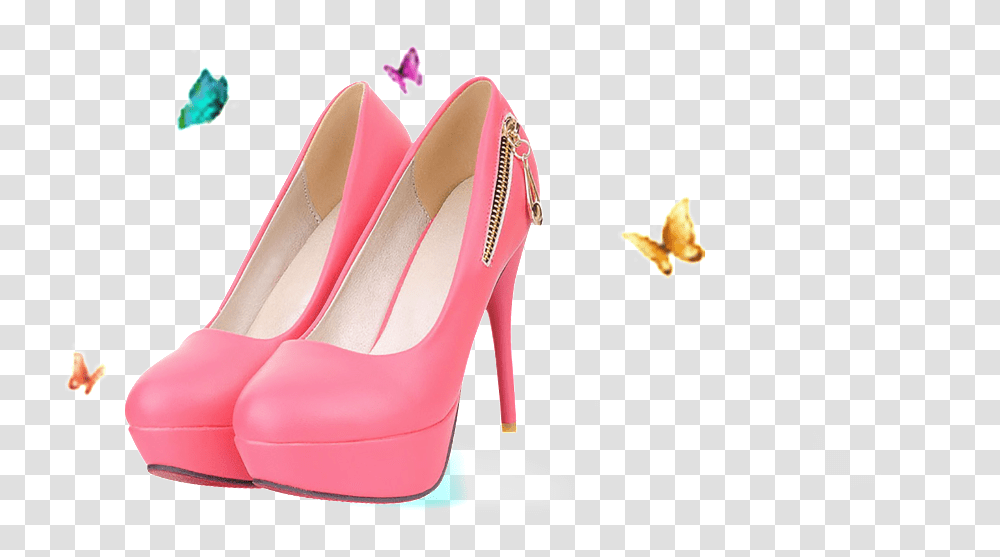 Zapato De Tacn Alto De Color Rosa Basic Pump, Apparel, Shoe, Footwear Transparent Png