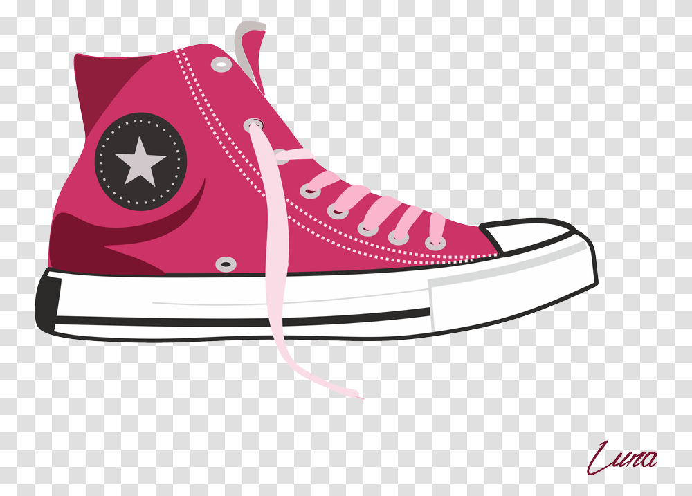 Zapatos Converse Svqzumglp Converse Vector Zapatos Converse Pink Shoes Clip Art, Apparel, Footwear, Sneaker Transparent Png