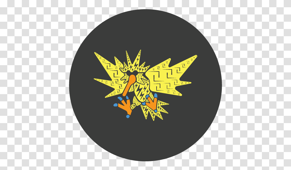 Zapdos Button Izel Studios Circle, Symbol, Logo, Trademark, Text Transparent Png