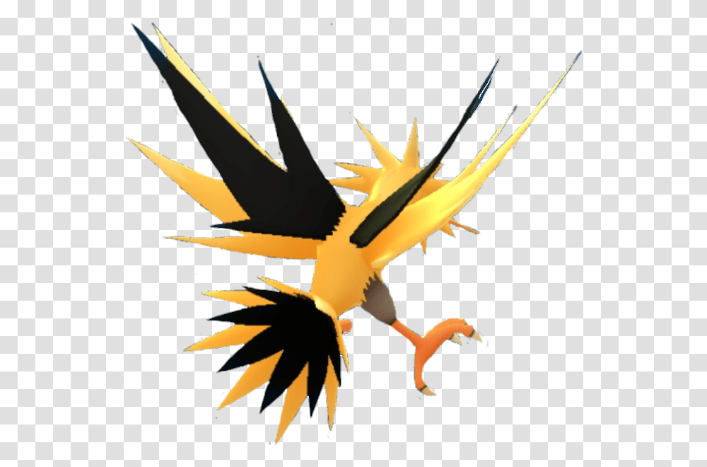 Zapdos Pokemon Pokmon Bird Sticker Pokmon, Outdoors, Art, Animal, Nature Transparent Png