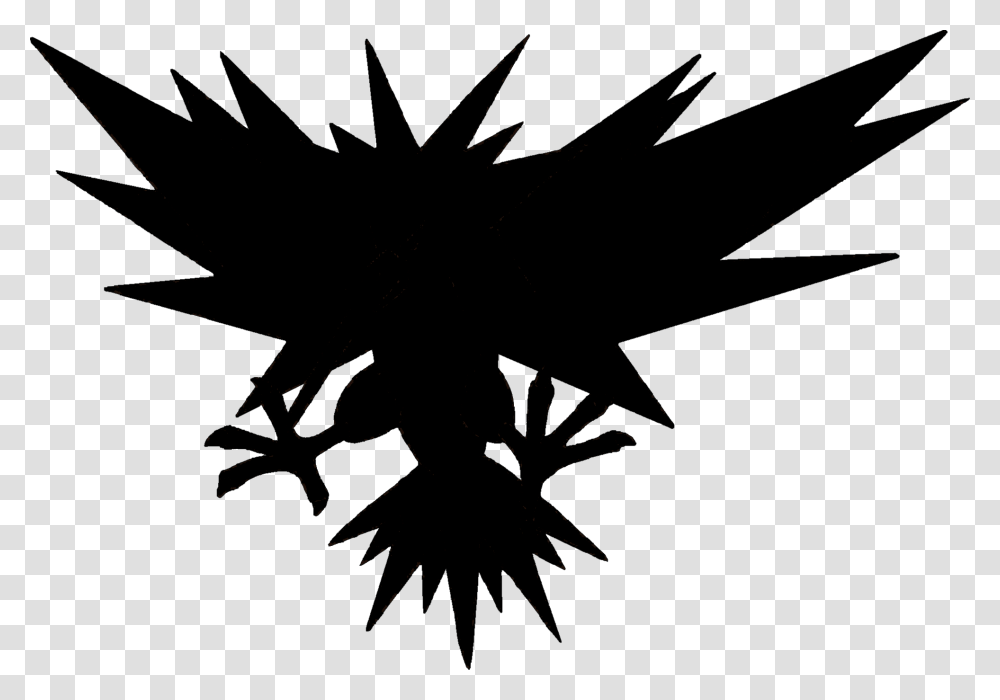 Zapdos, Silhouette, Stencil, Airplane, Aircraft Transparent Png