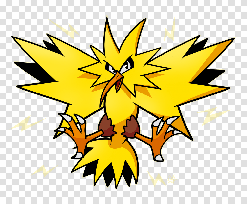 Zapdos Weasyl, Leaf, Plant, Star Symbol Transparent Png