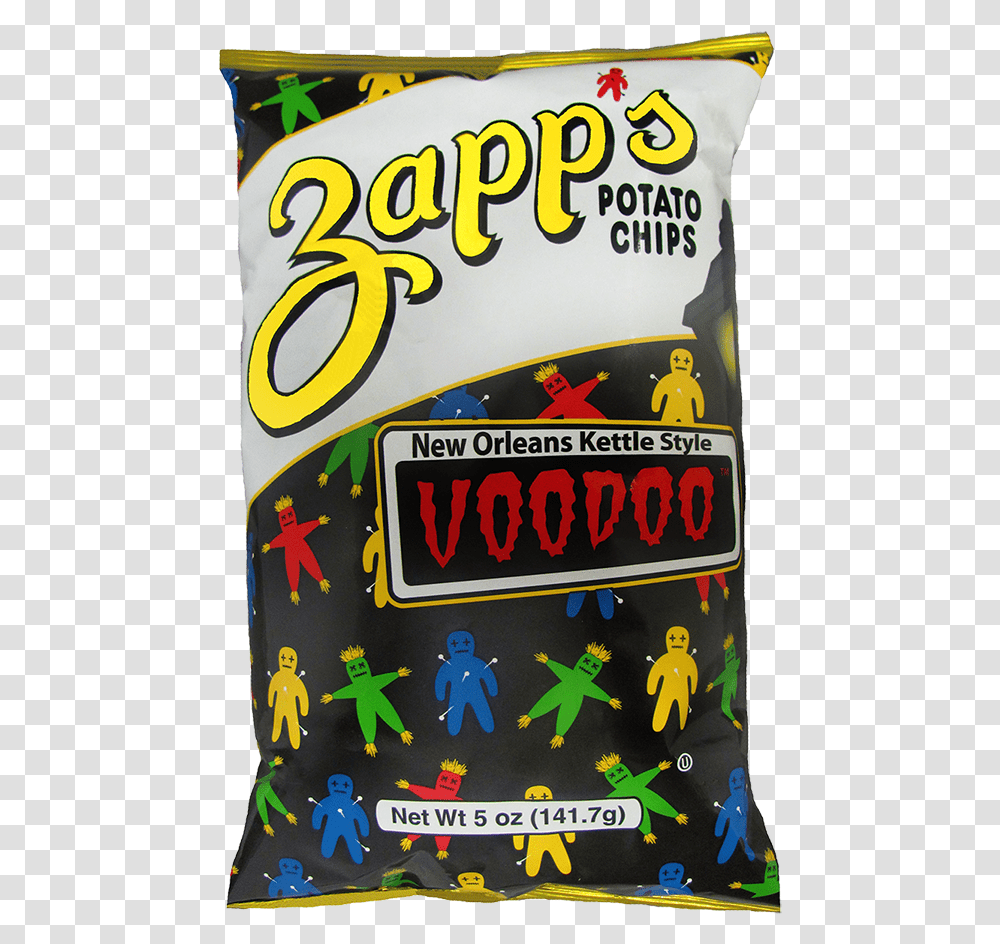 Zapp S Kettle Style Potato Chips Voodoo Chips, Poster, Advertisement, Pac Man, Arcade Game Machine Transparent Png