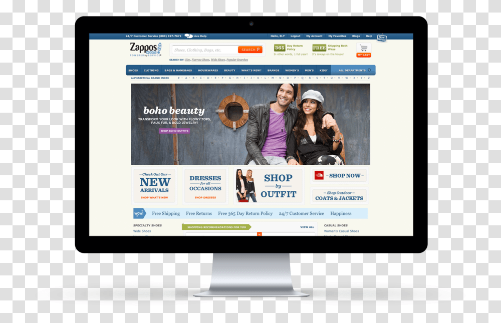 Zappos Ab Mac04 Website, Person, Human, Monitor, Screen Transparent Png