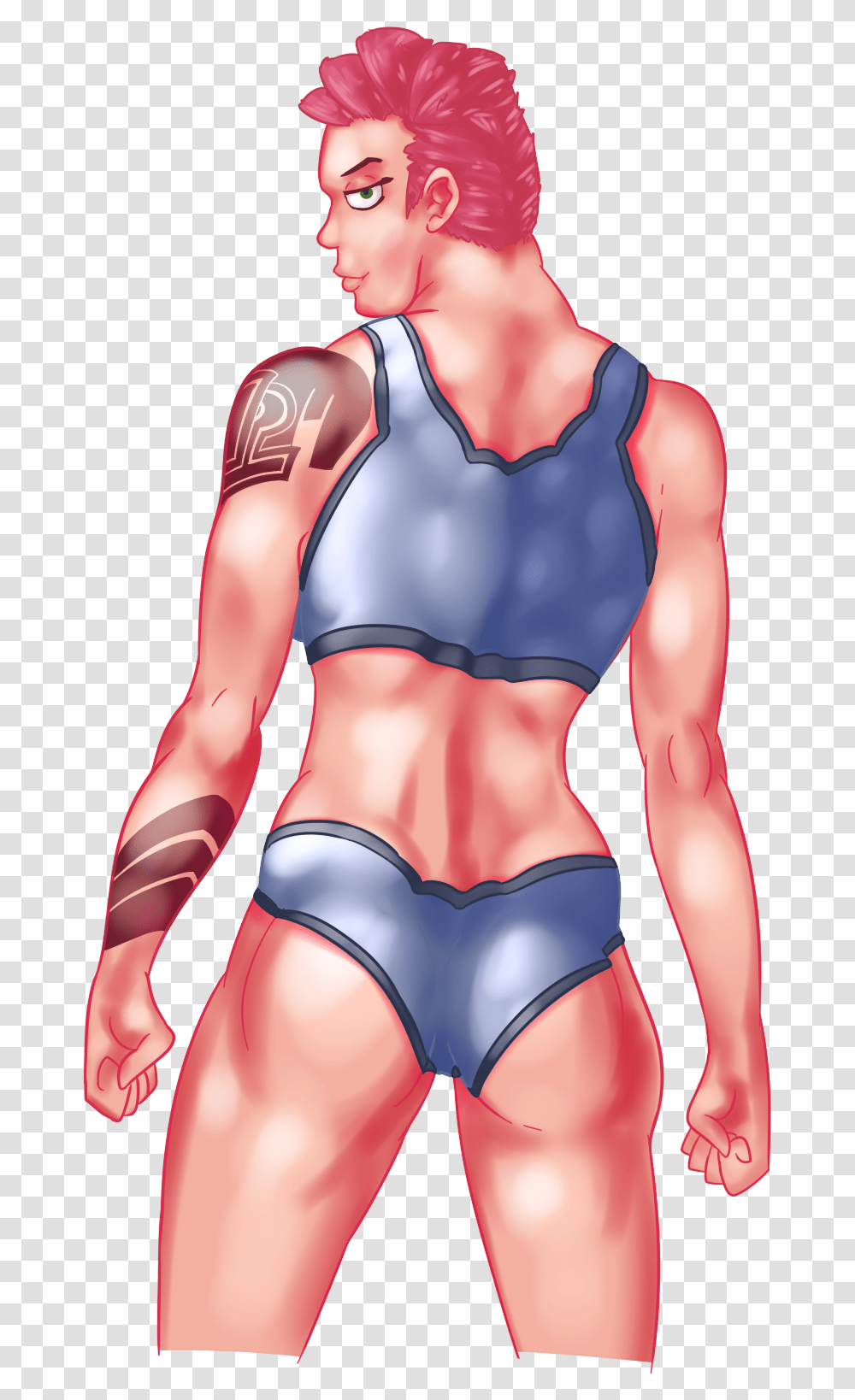 Zarya Exercises Midriff, Clothing, Lingerie, Underwear, Person Transparent Png