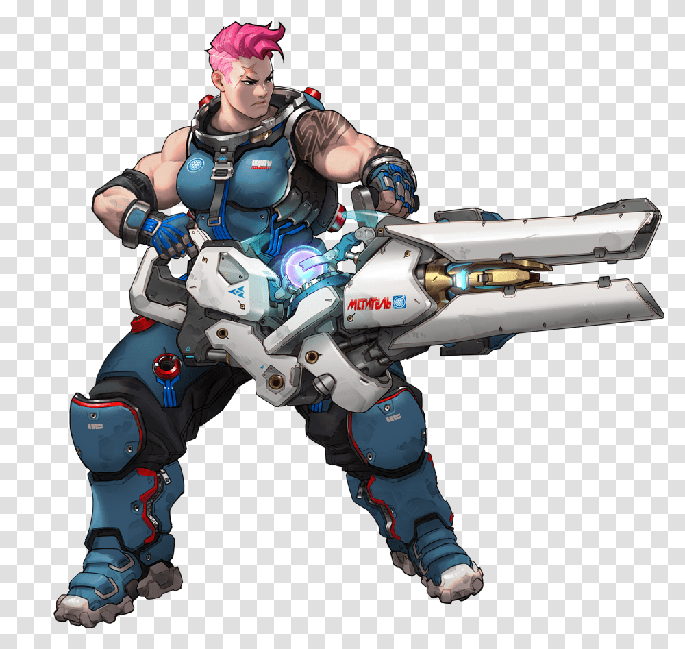 Zarya Overwatch Concept Art, Person, Human, Toy, Costume Transparent Png