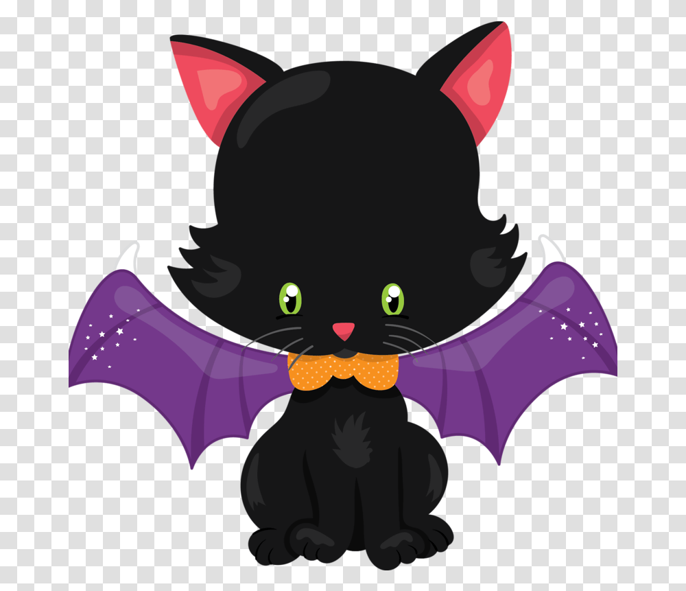 Zazzle Halloween Black Kitten With Bat Wings Tote Bag Cartoon, Mammal, Animal, Symbol, Pet Transparent Png