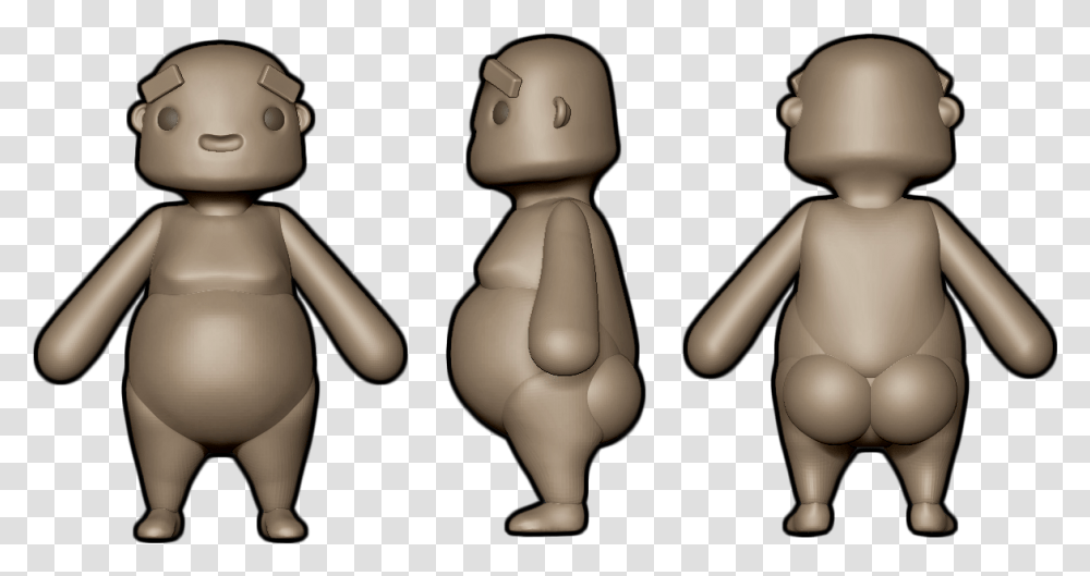 Zbrush Trds Male Model Perspectives Cartoon, Figurine, Toy, Doll, Mannequin Transparent Png