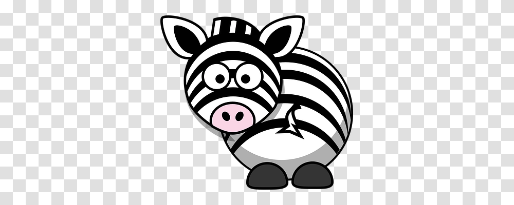 Zebra Animals, Stencil Transparent Png