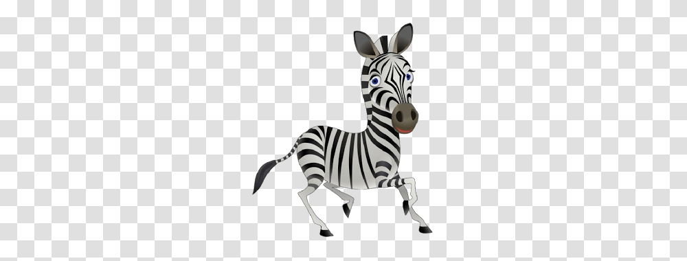 Zebra Animal Clipart, Mammal, Wildlife, Donkey, Tarmac Transparent Png