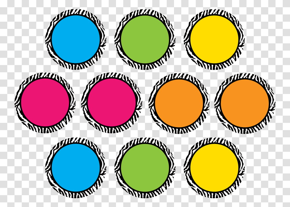 Zebra Colorful Circles Accents Image Colorful Colorful Circles Clipart, Food, Egg, Pattern Transparent Png