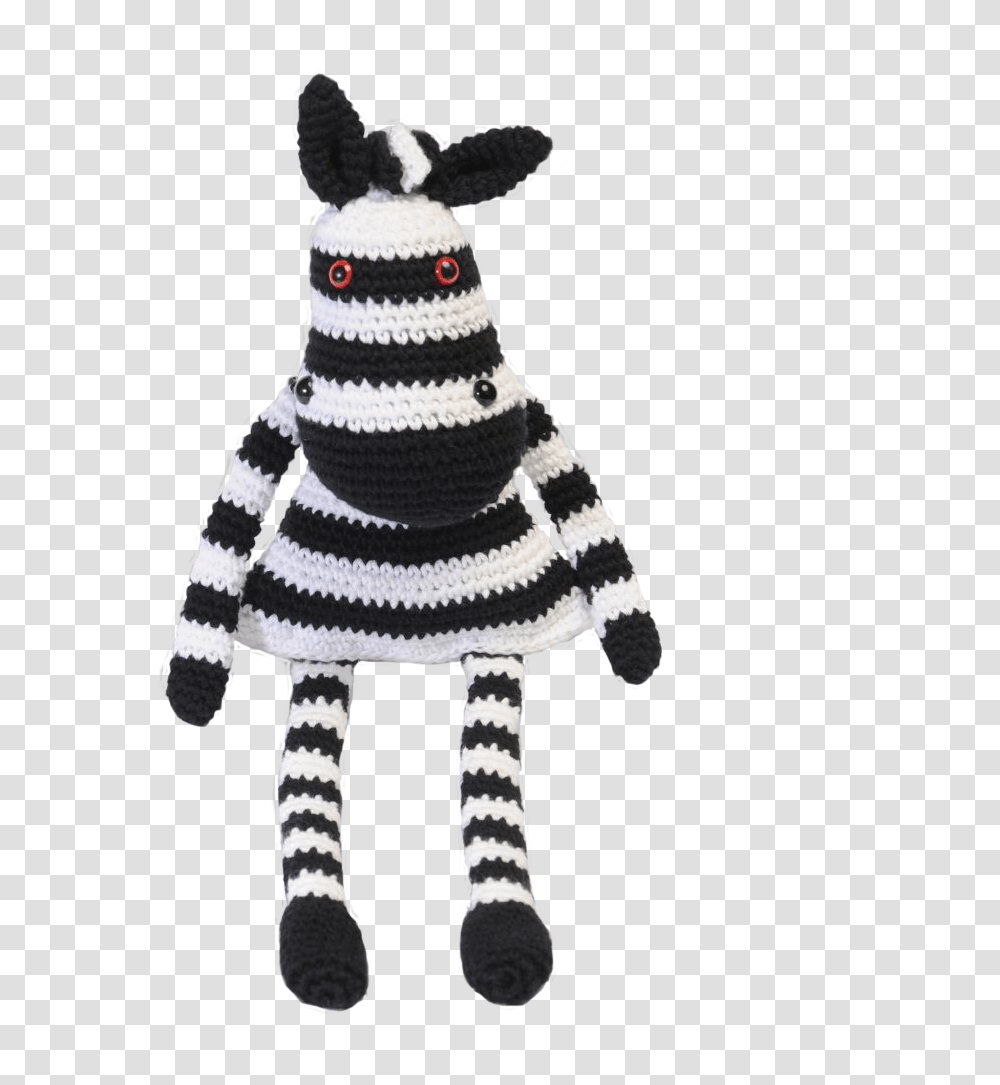 Zebra Crochet, Apparel, Toy, Knitting Transparent Png