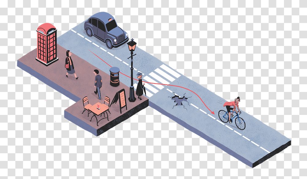 Zebra Crossing, Bicycle, Vehicle, Transportation, Person Transparent Png