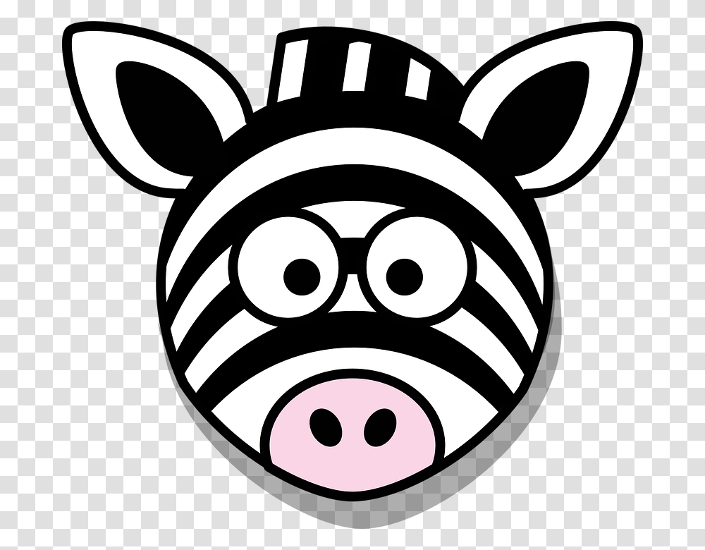 Zebra Head Clip Art, Pig, Mammal, Animal, Piggy Bank Transparent Png