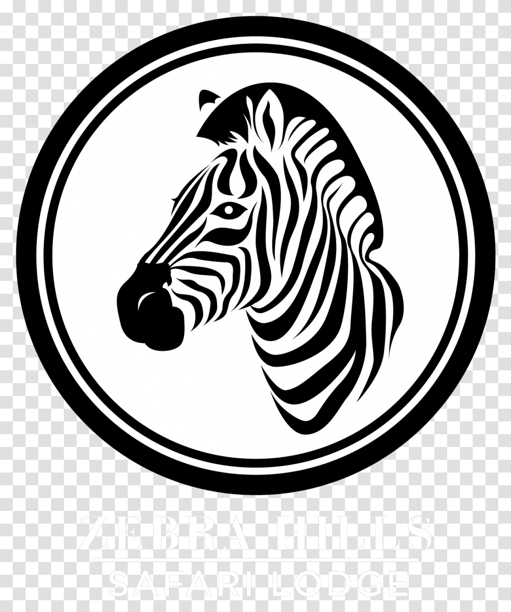 Zebra In Circle Download Zebra Logo, Stencil, Label, Tiger Transparent Png