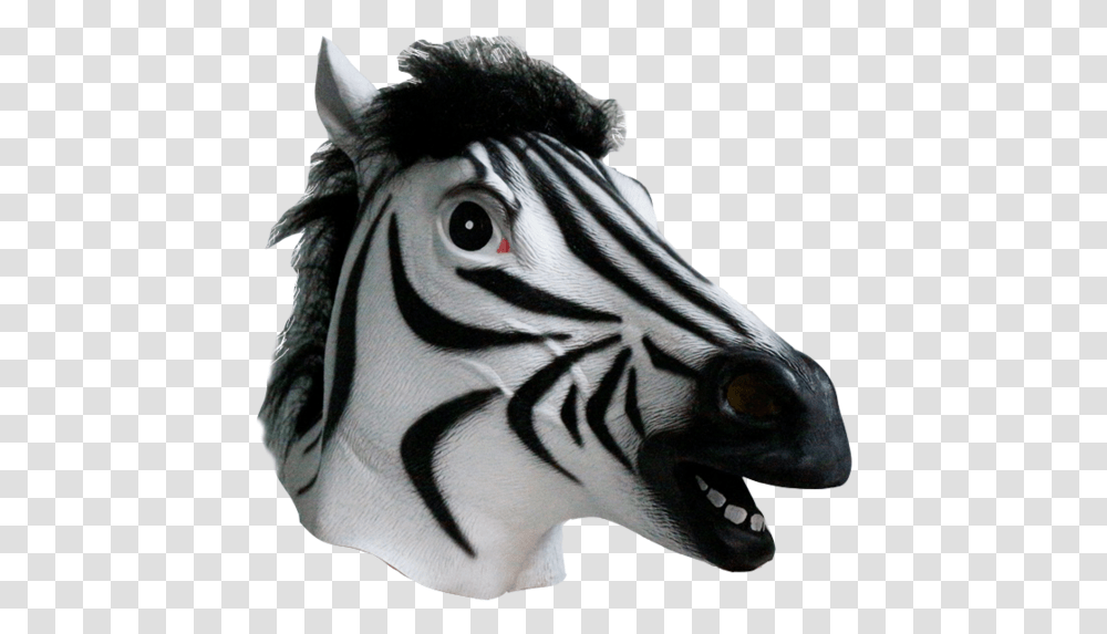 Zebra Mask Zebra Masker, Wildlife, Mammal, Animal, Pattern Transparent Png