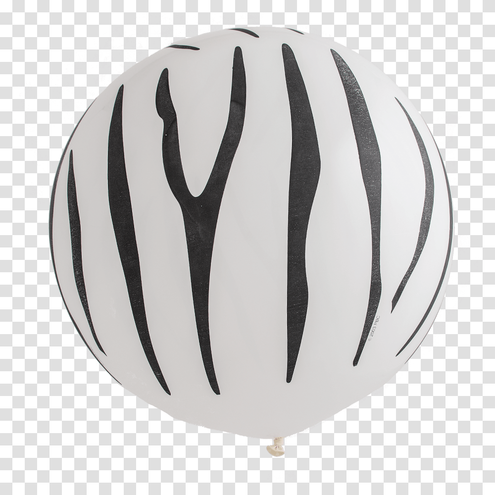Zebra Stripes Giant Balloon Balloon, Vehicle, Transportation, Aircraft, Hot Air Balloon Transparent Png