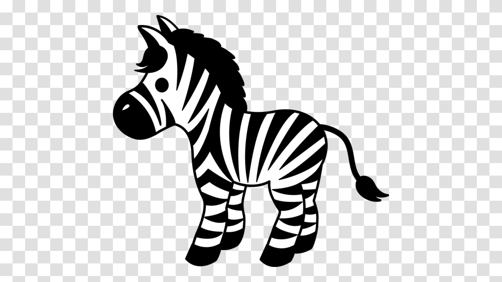 Zebras Clipart, Stencil, Wildlife, Mammal, Animal Transparent Png