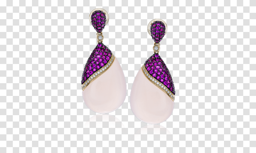 Zeghani 14k Yellow Gold Diamond Pink Sapphire And Earrings, Jewelry, Accessories, Accessory, Ornament Transparent Png