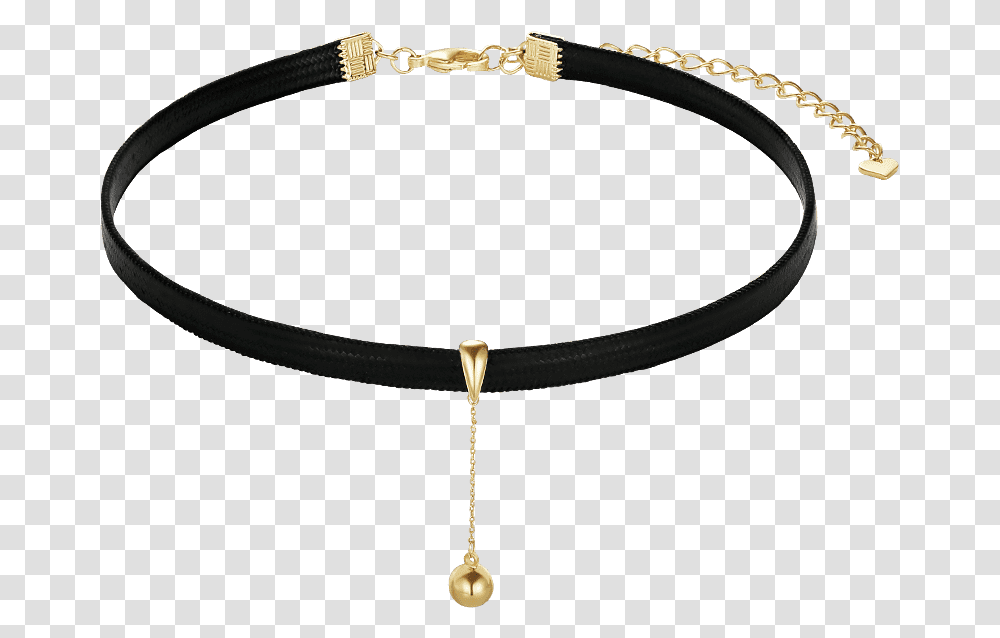 Zegl Korean Style Black Choker Short Version With Little Pendant Choker, Accessories, Accessory, Necklace, Jewelry Transparent Png
