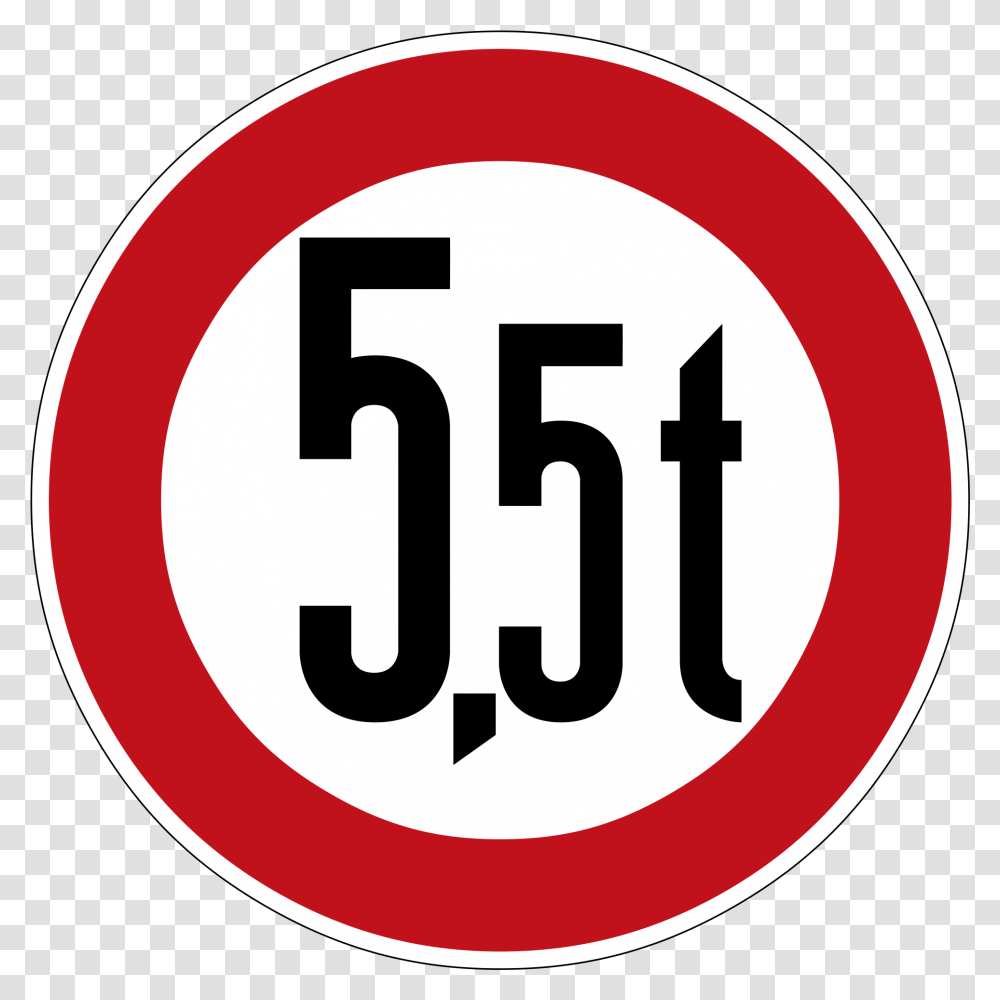 Zeichen 262 Stvo, Number, Road Sign Transparent Png
