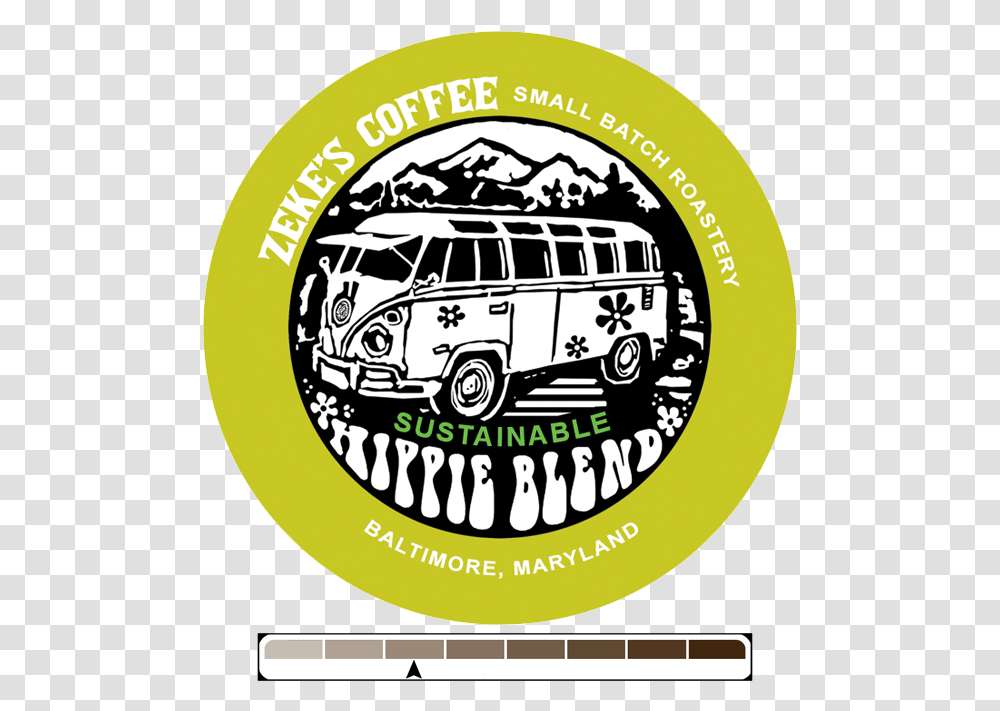 Zekes Coffee Zekes Hippie Blend, Poster, Advertisement, Van, Vehicle Transparent Png