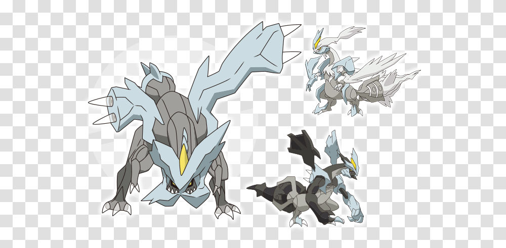 Zekrom Born At The Same Time As Reshiram And Zekrom Pokemon Black And White, Dragon, Art, Statue, Sculpture Transparent Png
