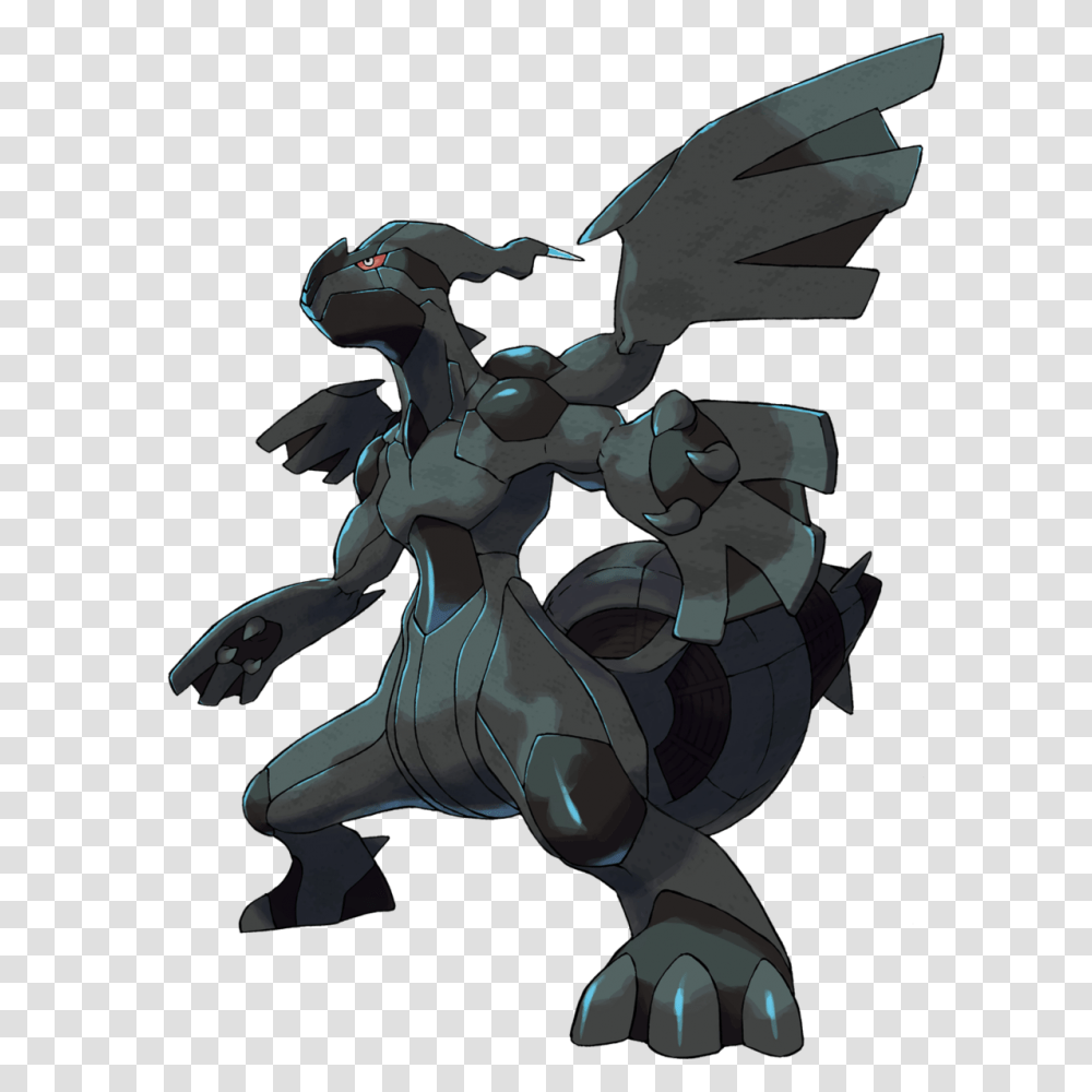 Zekrom, Statue, Sculpture, Dragon Transparent Png