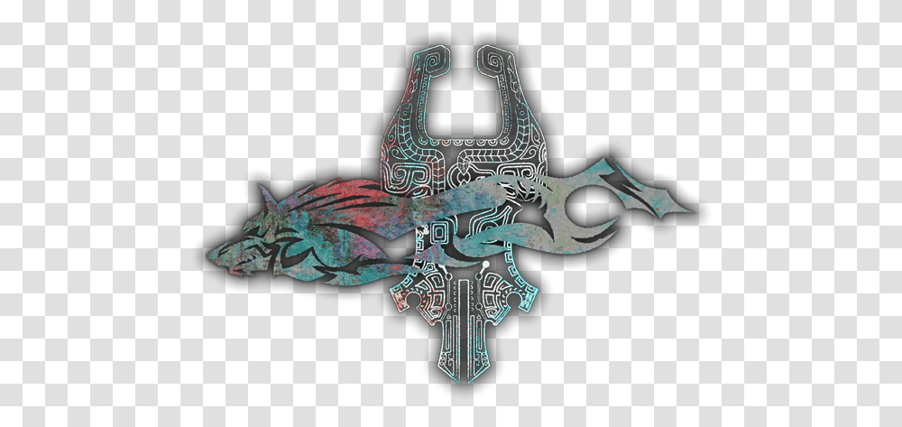 Zelda And Twilight Princess Logo Image Logo The Legend Of Zelda Twilight Princess, Emblem, Symbol, Architecture, Building Transparent Png