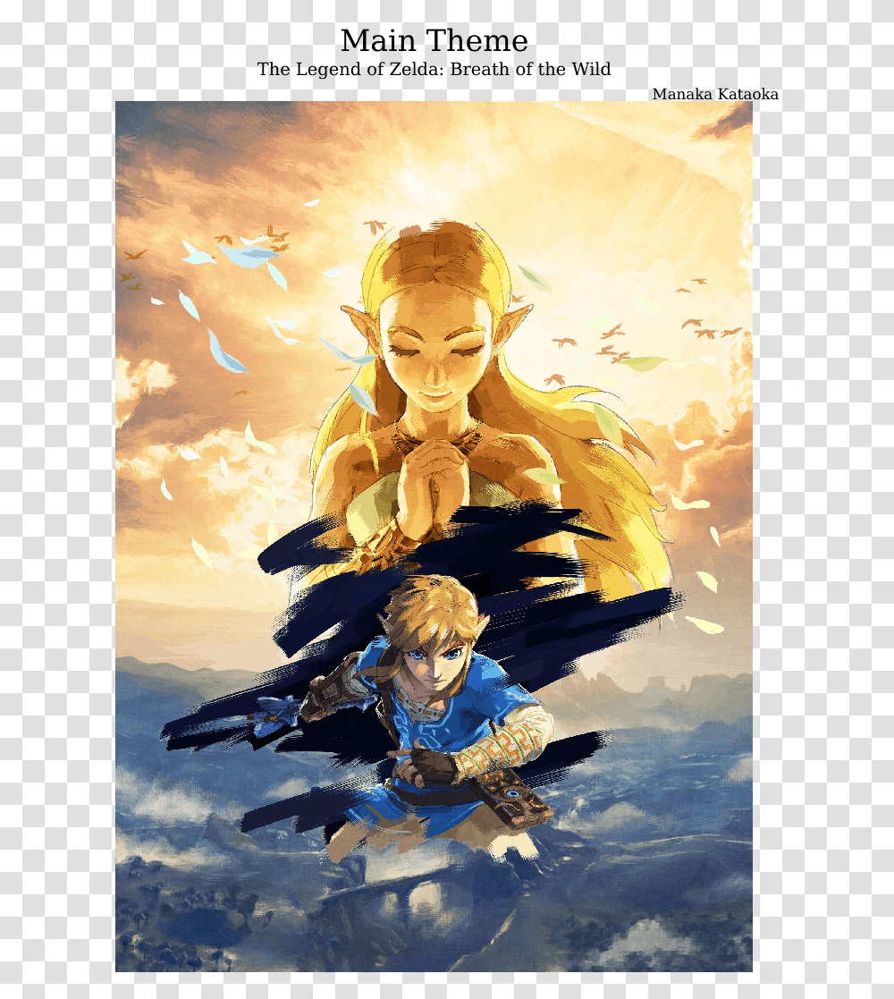 Zelda Breath Of The Wild, Legend Of Zelda, Person, Human, Poster Transparent Png
