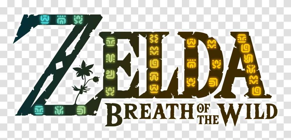 Zelda Breath Of The Wild Logo Graphic Design, Label, Alphabet, Word Transparent Png