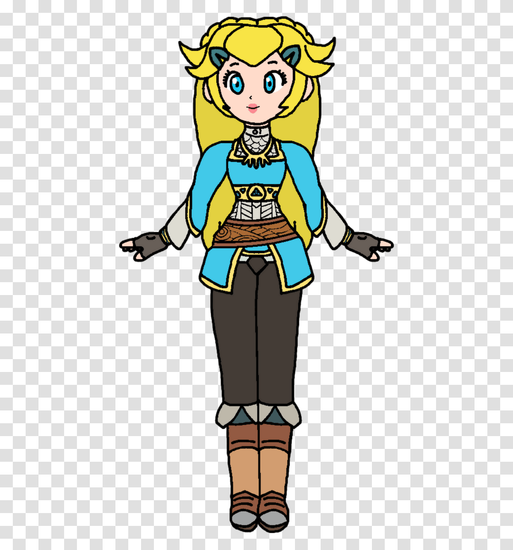 Zelda By Katlime Download Cartoon, Costume, Person, Ninja Transparent Png