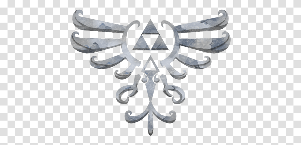 Zelda Crest Sword Tattoo Design Zelda Skyward Sword Tattoo, Emblem, Symbol Transparent Png
