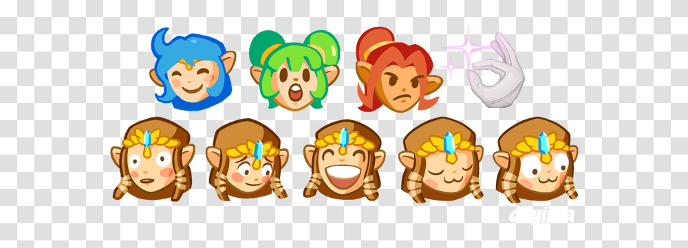Zelda Emotes Discord Legend Of Zelda Emotes, Sweets, Food, Face, Crowd Transparent Png