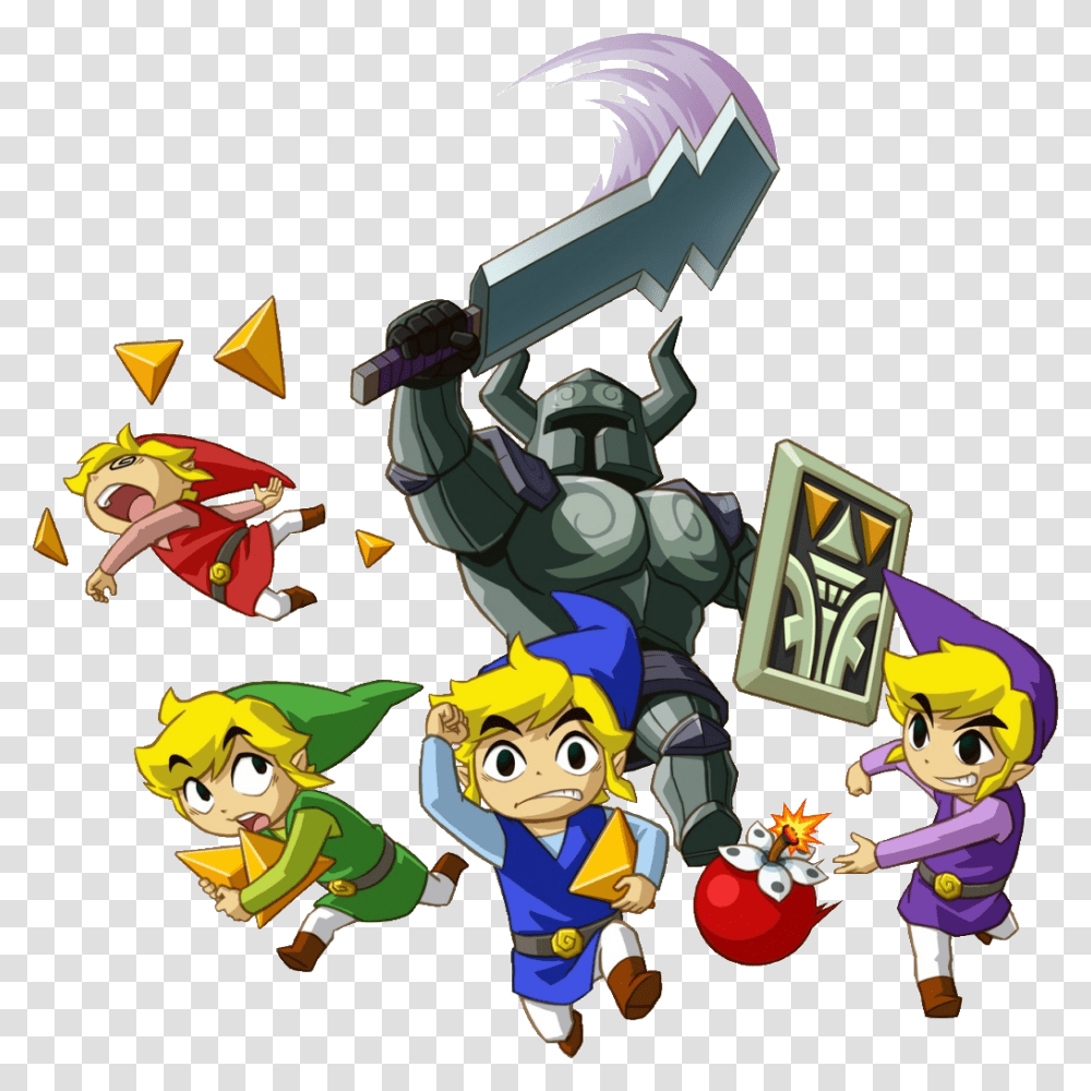 Zelda Four Swords Artwork, Toy, Legend Of Zelda Transparent Png