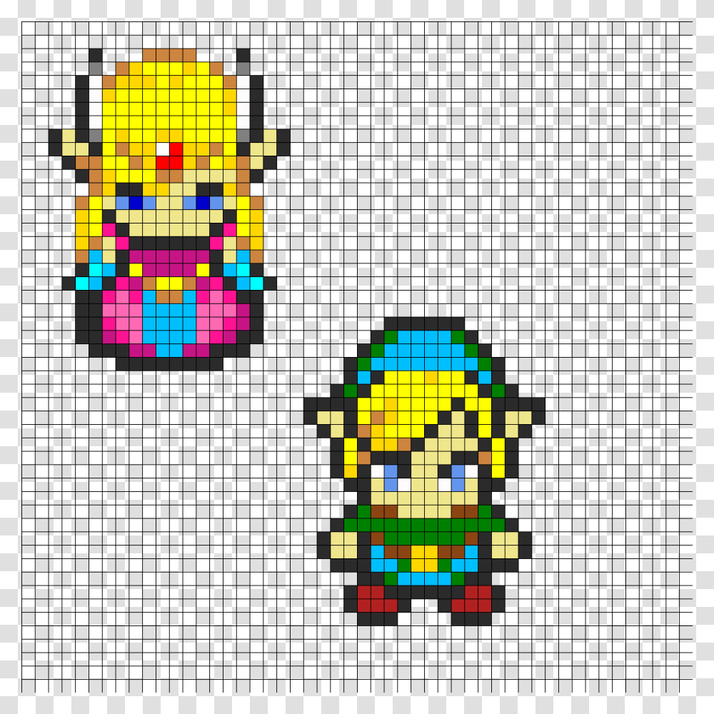 Zelda Hearts Link Zelda Pixel Art, Pac Man Transparent Png