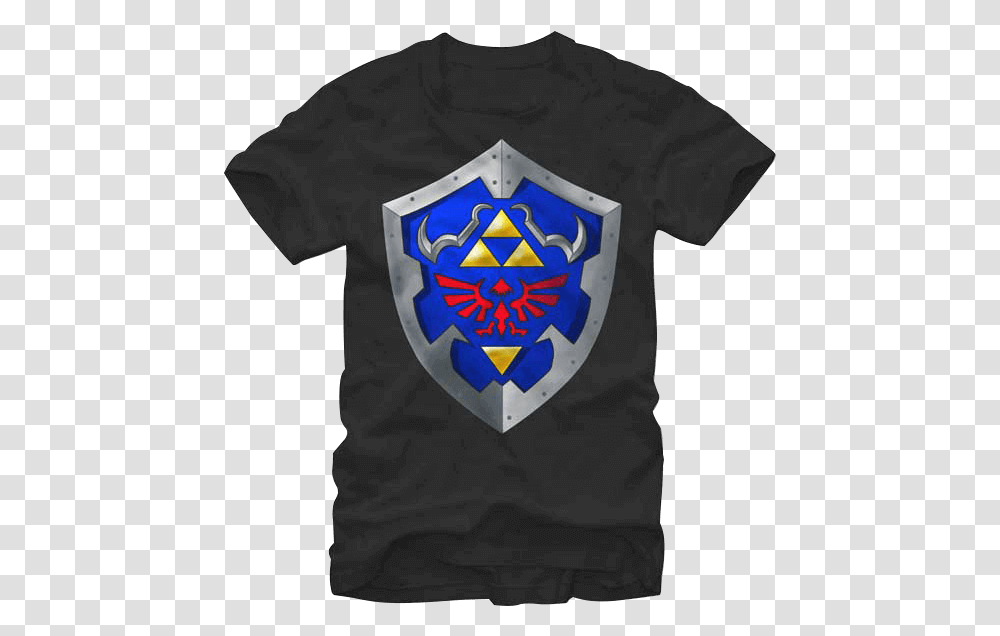 Zelda Hylian Shield T Shirt The Legend Of Zelda, Apparel, Armor, T-Shirt Transparent Png