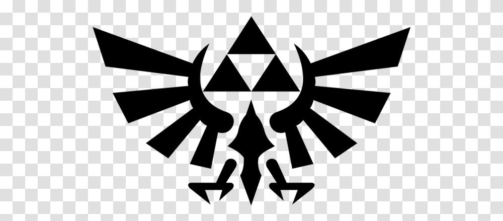 Zelda Legend Of Zelda Logo, Gray, World Of Warcraft Transparent Png