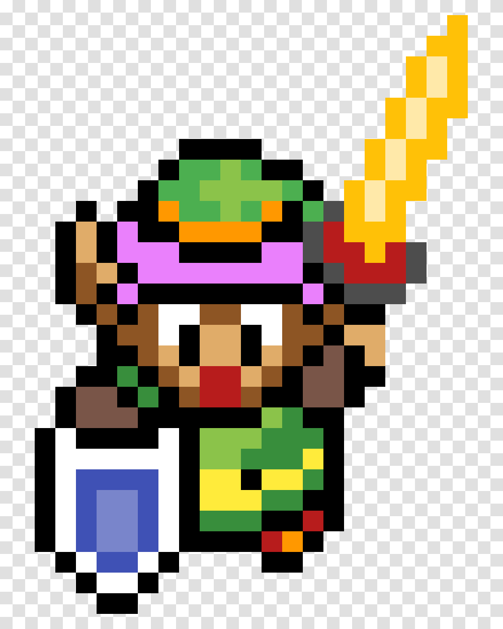 Zelda Link, Minecraft, Super Mario Transparent Png