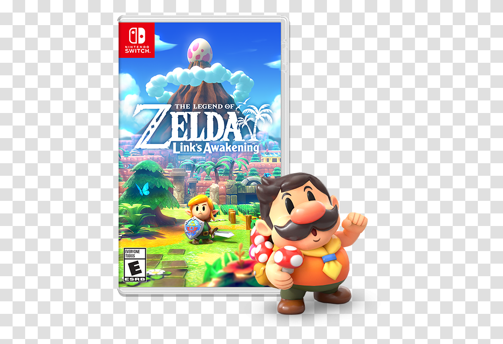 Zelda Link's Awakening Switch Cover, Super Mario, Toy Transparent Png