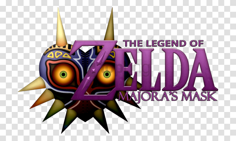 Zelda Majora's Mask Logo, Toy, Legend Of Zelda, Pac Man Transparent Png