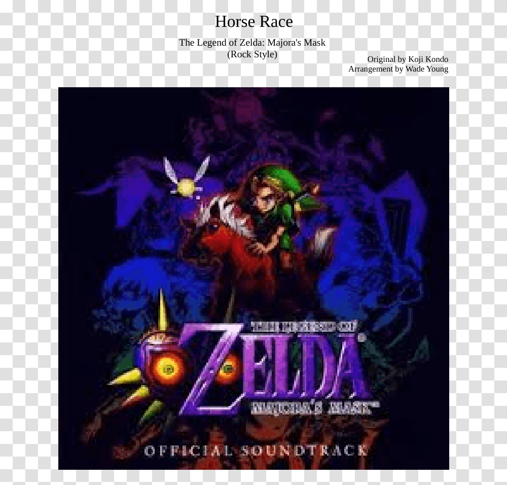Zelda Majoras Mask Soundtrack Cd, Legend Of Zelda, Person, Human, Poster Transparent Png