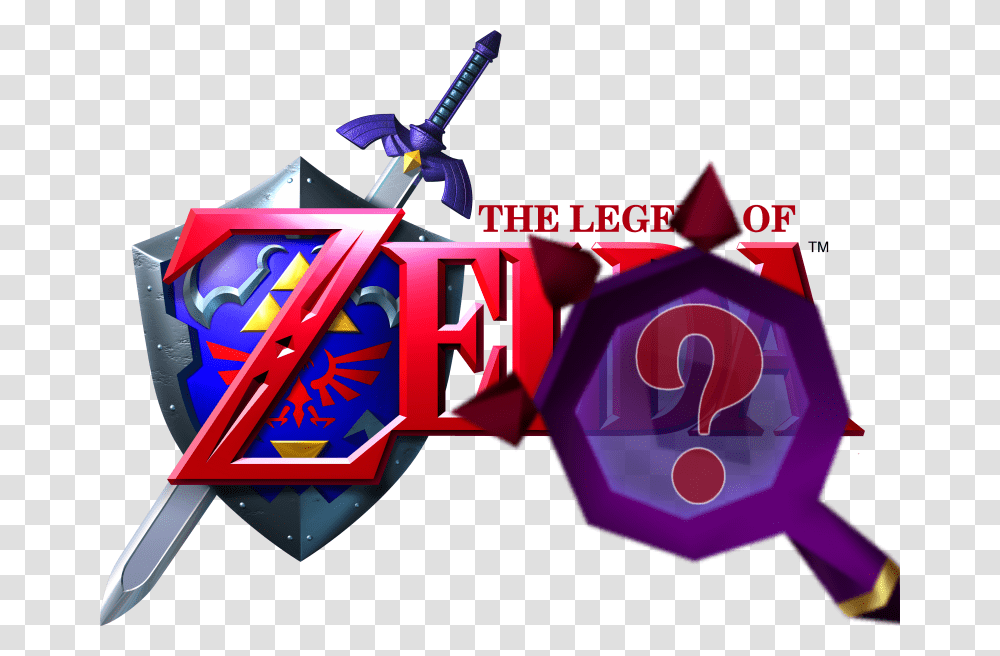 Zelda Ocarina Of Time 3d Logo, Legend Of Zelda Transparent Png