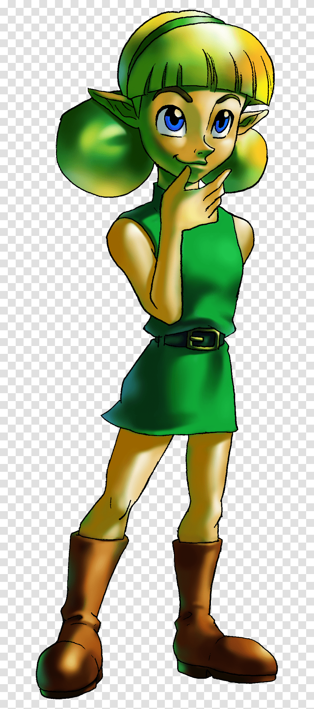 Zelda Ocarina Of Time, Elf, Person, Dress Transparent Png