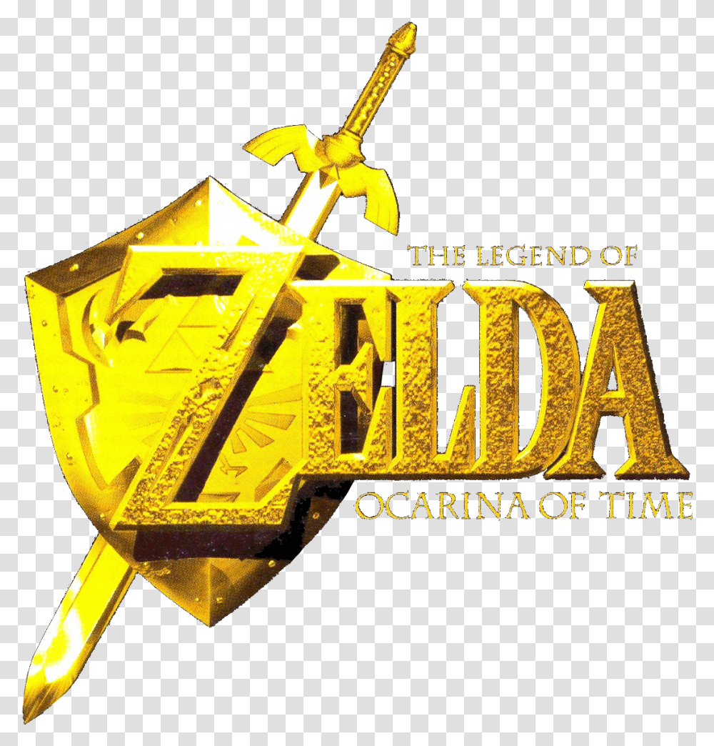 Zelda Ocarina Of Time, Logo, Trademark, Legend Of Zelda Transparent Png