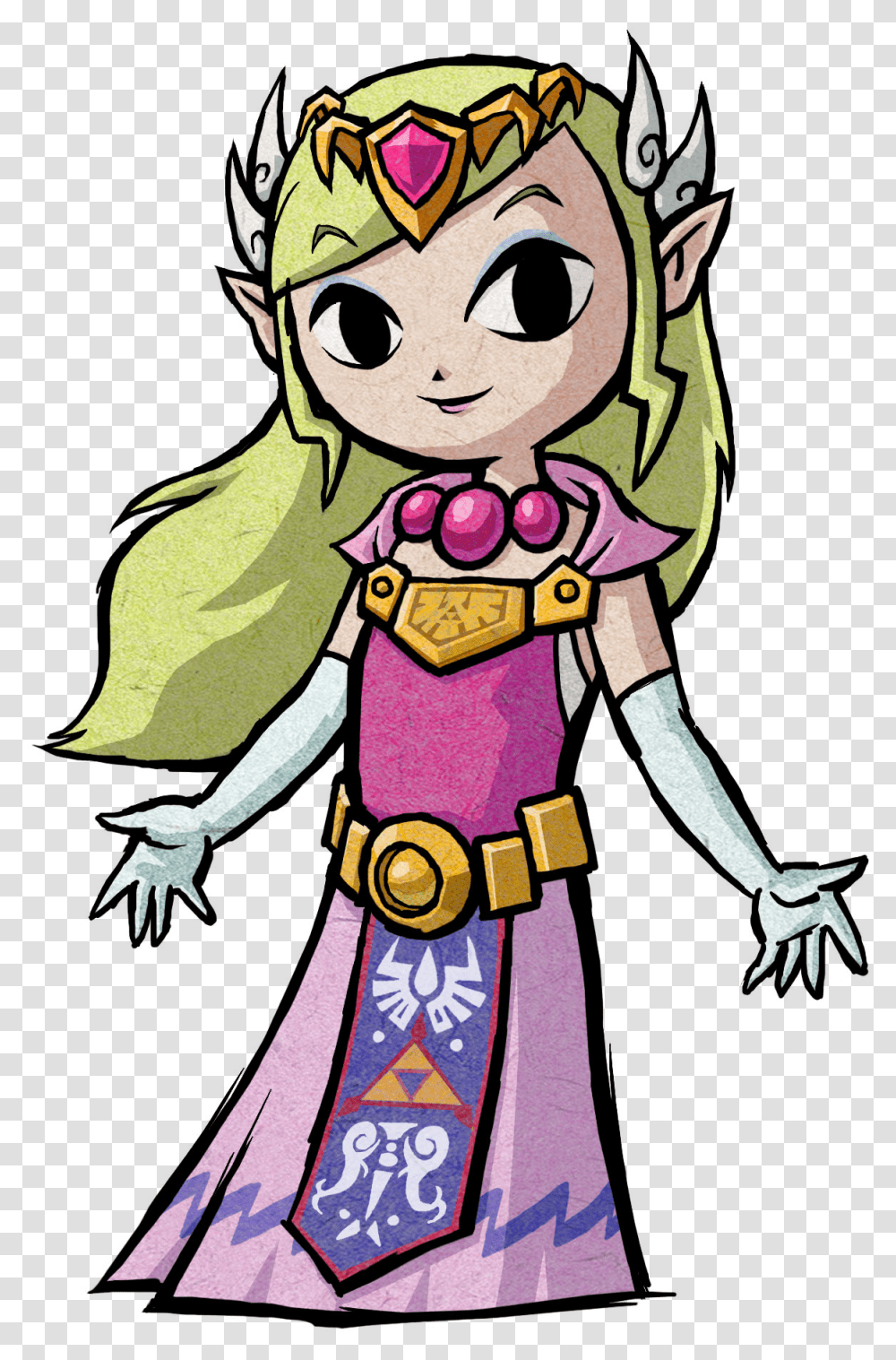 Zelda, Person, Human, Art, Drawing Transparent Png