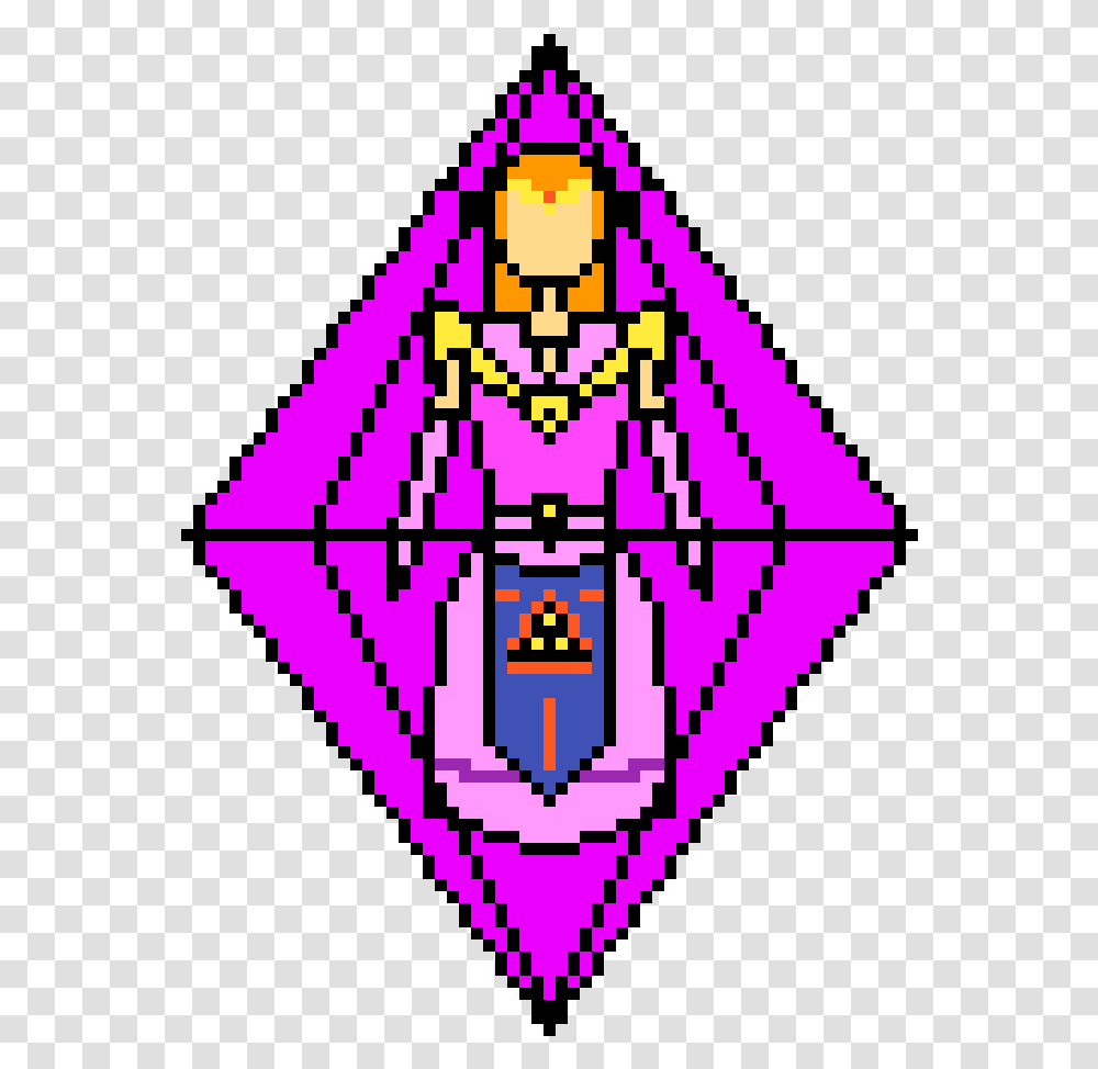 Zelda Trapped In A Crystal Pink Crystal Zelda Clipart Vertical, Symbol, Logo, Trademark, Ornament Transparent Png