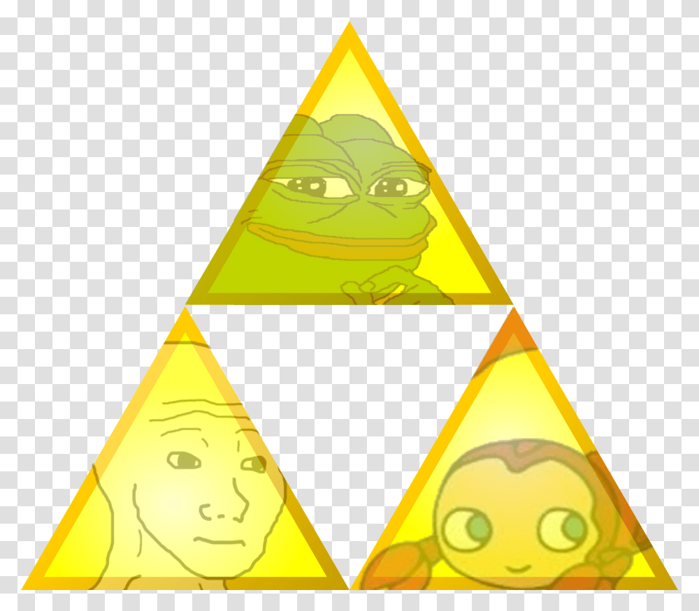 Zelda Tri Force Triforce Troll, Triangle Transparent Png